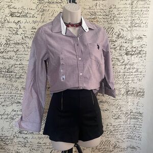 U.S. Polo Assn. Soft Purple Blouse